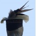 Handmade Ladies Hat Custom Black Gold Pheasant Feathers Original New OOAK  eb-41285807